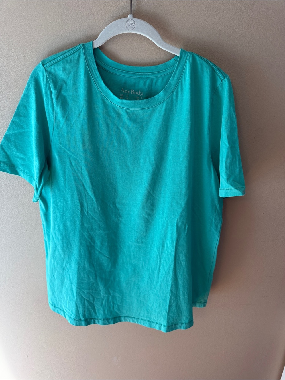 AnyBody Short Sleeve Tee in Turquoise